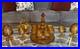 15-Piece-Vintage-Amber-Indiana-Glass-Decanter-Set-Great-Condition-1-Goblet-Crack-01-fz