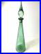 1950s-Mid-20th-Centry-Retro-Vintage-Green-Genie-Bottle-glass-stopper-Decanter-01-li