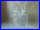 2-NEAR-PAIR-VINTAGE-BACCARAT-SQUARE-WHISKY-DECANTERS-SIGNED-h8-01-pfm