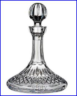 24-Ounce Ship Decanter Glass Crystal Vintage Stopper Liquor Wine Tall Barware