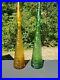 2vintage-Italian-Genie-Bottle-Decanter-Emerald-Green-Amber-Wave-MID-Century-01-jli
