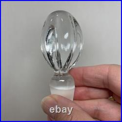 Amber Glass Decanter Aseda Sweden Bo Borgstrom Hand Blown Art Vintage