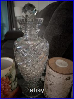 American brilliant cut glass decanter And stopper