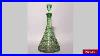 Antique-English-Victorian-Green-Cut-Crystal-Decanter-With-01-knr