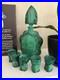 Art-Deco-Bohemian-Malachite-Glass-Decanter-Set-Czech-Vintage-Very-Old-01-rsc