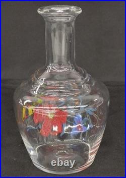 Authentic vintage Gucci Flora glass decanter (or carafe)