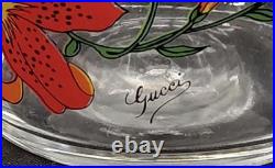 Authentic vintage Gucci Flora glass decanter (or carafe) Authentic vintage Gucci Flora glass decanter (or carafe)