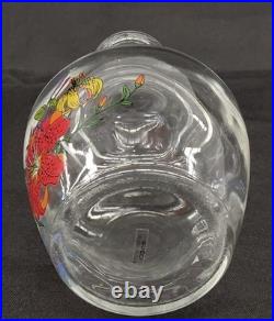Authentic vintage Gucci Flora glass decanter (or carafe)