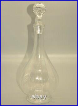 BACCARAT Crystal Glass Vintage Original MONTAIGNE OPTIC DECANTER