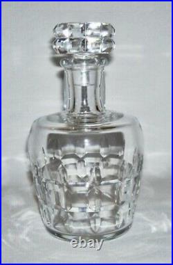 BACCARAT Vintage Model Cut Crystal 2-Pc LIQUEUR DECANTER (Marignanne) France