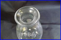 BEAUTIFUL VINTAGE LALIQUE CRYSTAL BARSAC 10 WINE DECANTER with CRYSTAL STOPPER