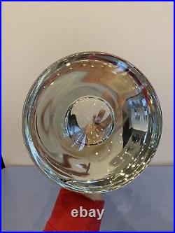 BEAUTIFUL VTG Studio Nova Star Trek Glass Decanter WithGlasses SET(3) #27 12.5H