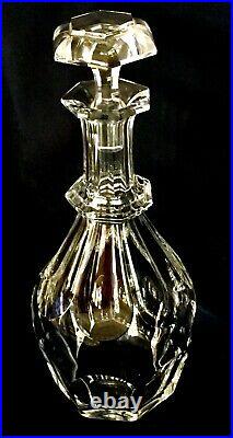Baccarat 11.9 Tall Harcourt 1841 Crystal Decanter. Vintage