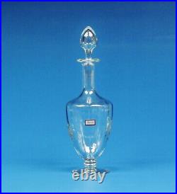 Baccarat Crystal Capri Whiskey & Fine Liquor Decanter From France. Mint, 9 1/2H