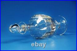 Baccarat Crystal Capri Whiskey & Fine Liquor Decanter From France. Mint, 9 1/2H