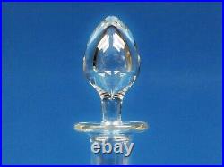 Baccarat Crystal Capri Whiskey & Fine Liquor Decanter From France. Mint, 9 1/2H