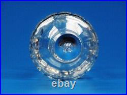 Baccarat Crystal Capri Whiskey & Fine Liquor Decanter From France. Mint, 9 1/2H