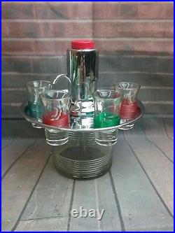 Barware Vintage Rotating Shot Glass Pump Dispenser/decanter