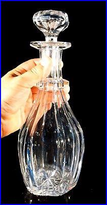 Beautiful Heavy Vintage French Crystal Decanter