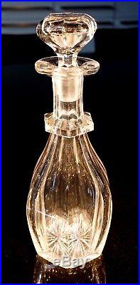 Beautiful Heavy Vintage French Crystal Decanter