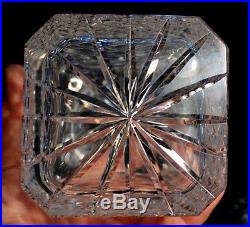 Beautiful Vintage Lead Crystal Czech Decanter