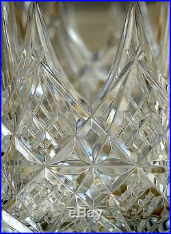 Beautiful Vintage Square Baccarat Crystal Whiskey Decanter from the 70s