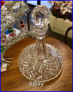 Beautiful! Vintage Waterford Crystal Decanter With Stopper