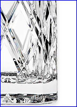 Bevel Hand Cut Crystal Whiskey Wine Liquor Rum Spirit Vintage Bar Glass Decanter