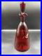 Blenko-519-Glass-Decanter-Ruby-Red-Vintage-Original-Stopper-Rare-01-nmu