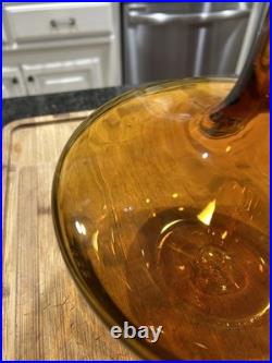 Blenko HTF VTG MCM 6615L decanter In Honey By Joel Myers