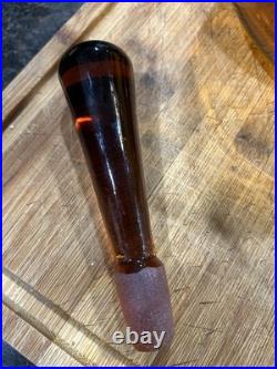 Blenko HTF VTG MCM 6615L decanter In Honey By Joel Myers