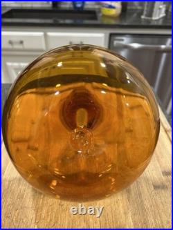 Blenko HTF VTG MCM 6615L decanter In Honey By Joel Myers