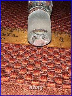 Blenko Vintage Crystal Clear -Stopper Only For Decanter + 1