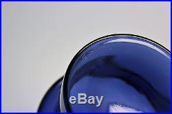 Blue Glass Bottle, Timo Sarpaneva, Vintage Decanter, Carafe Pitcher, Iittala