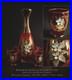 Bohemian-Gold-Enamel-Ruby-Red-Vodka-Liqueur-Cordial-Decanter-5-Shot-Glasses-01-zsg