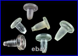 Bottle Stoppers 82 Glass Apothecary, Medical, Decanter, Perfume Clear Aqua Amber