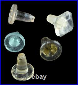 Bottle Stoppers 82 Glass Apothecary, Medical, Decanter, Perfume Clear Aqua Amber