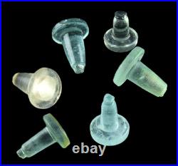 Bottle Stoppers 82 Glass Apothecary, Medical, Decanter, Perfume Clear Aqua Amber