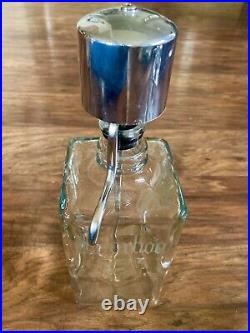 Ducks Unlimited Vtg Glass Liquor Pump Dispenser Decanter Set Rare