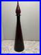 EMPOLI-Amethyst-Purple-ART-GLASS-Genie-Bottle-Decanter-MCM-Italian-VINTAGE-01-ldpy