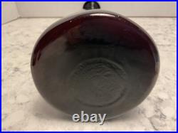 EMPOLI Amethyst Purple ART GLASS Genie Bottle Decanter MCM Italian VINTAGE