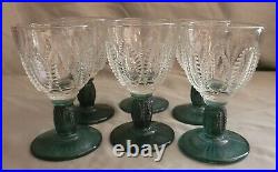 Emerald Accent by AVON -Decanter, Six Cordials, and Serving Tray