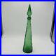 Empoli-Glass-Decanter-Green-Wave-Italy-Stopper-18in-H-Vintage-Mid-Century-Modern-01-ehv