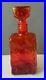 Empoli-Vintage-MID-Century-Italian-Art-Glass-Persimmon-Amberina-Decanter-Bottle-01-ik