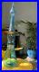 GENIE-BOTTLE-ICY-BLUE-DECANTER-MADE-IN-ITALY-EMPOLI-VINTAGE-1960-68-Cm-Tall-01-lwwu