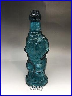 Godzilla Limited Decanter Vintage Blue Glass Bottle TOHO UNICON JAPAN 1980s