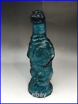 Godzilla Limited Decanter Vintage Blue Glass Bottle TOHO UNICON JAPAN 1980s