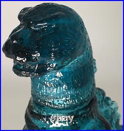 Godzilla Limited Decanter Vintage Green Glass Bottle TOHO UNICON 1980s