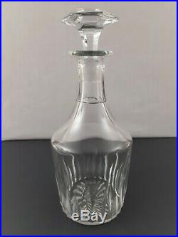 Gorgeous Vintage Baccarat France Canterbury Crystal Decanter