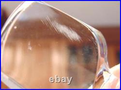 Gorgeous Vintage Heavy ORREFORS SWEDEN Crystal CLEAR GLASS Decanter withStopper